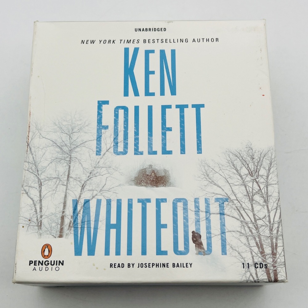 Ken Follett Whiteout Unabridged Audiobook 11 CDs Penguin Audio Josephine Bailey